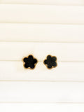 Lucky clover gold earrings for women — Kimoore