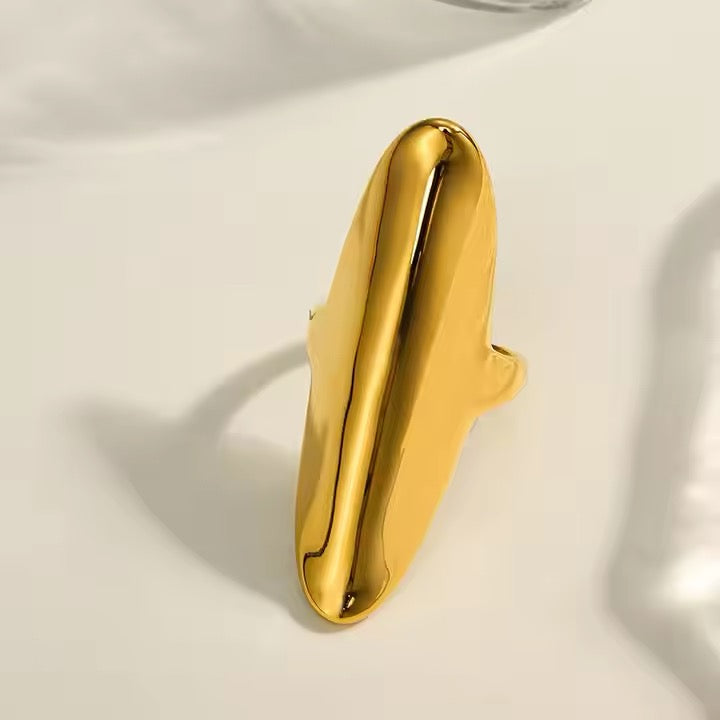 Aurora Shield Ring - Stainless Steel Statement Style