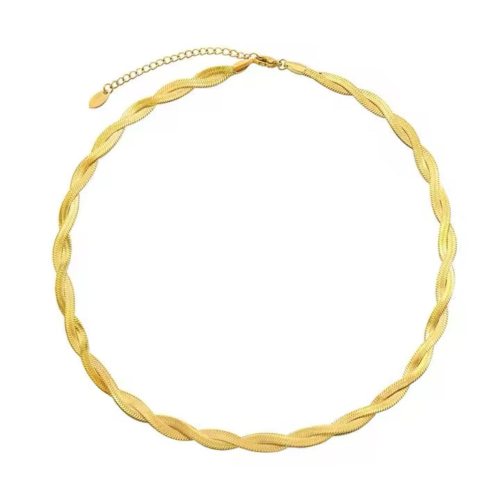 Golden Aura Necklace - Anti-Tarnish Minimal Jewellery