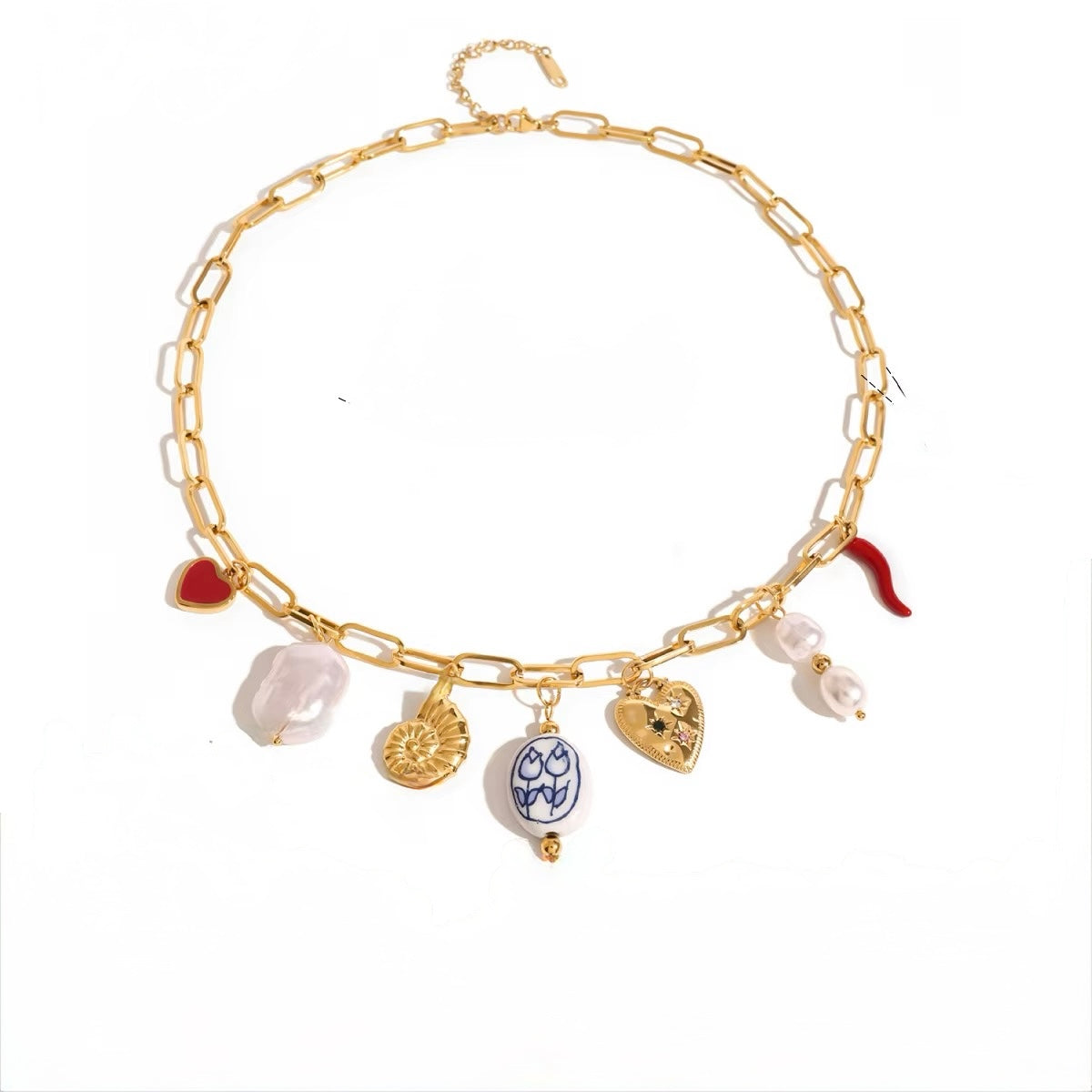 Lucky Charm Necklace - Elegant Minimal Style