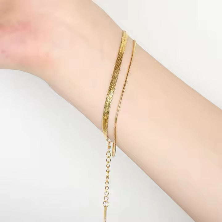 Slim Chain Bracelet - Effortless Luxe Everyday Accessory