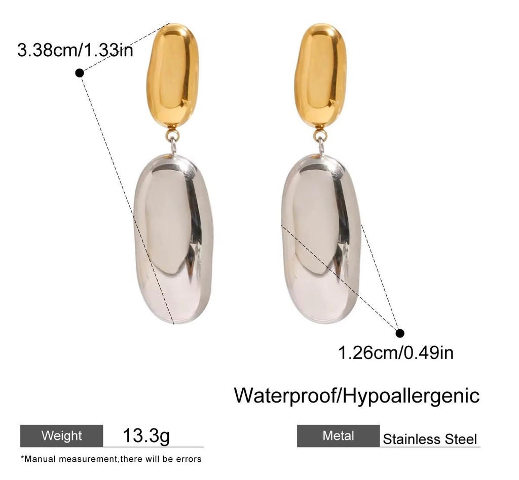Panel Drop Earrings