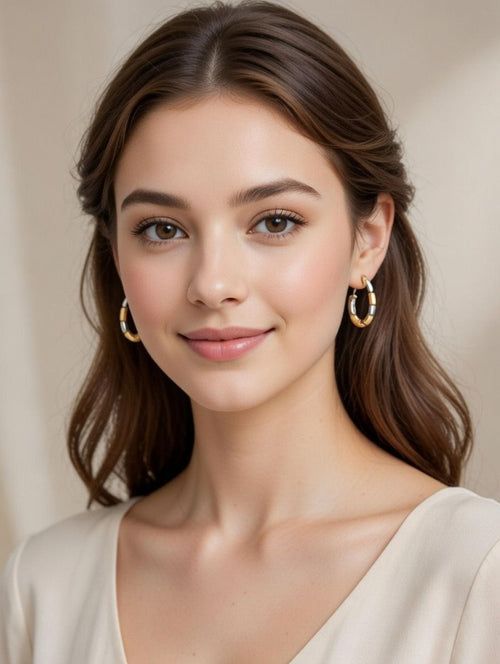Bicolour Chunky Hoops